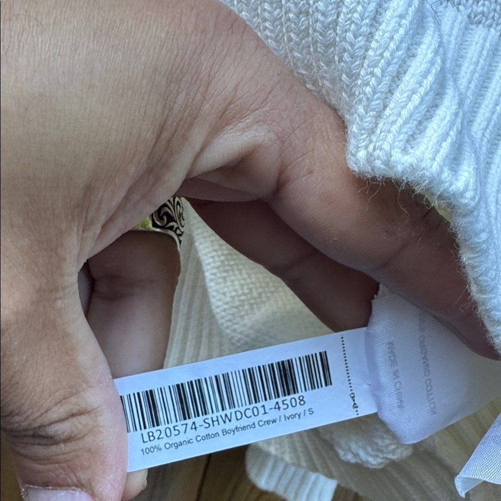 Quince organic cotton‎ boyfriend Crew Neck Sweater - Picture 6 of 7